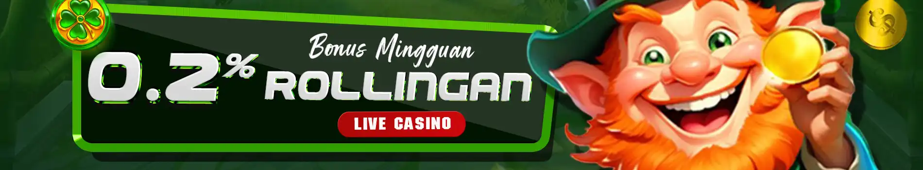 BONUS ROLLINGAN LIVE CASINO
